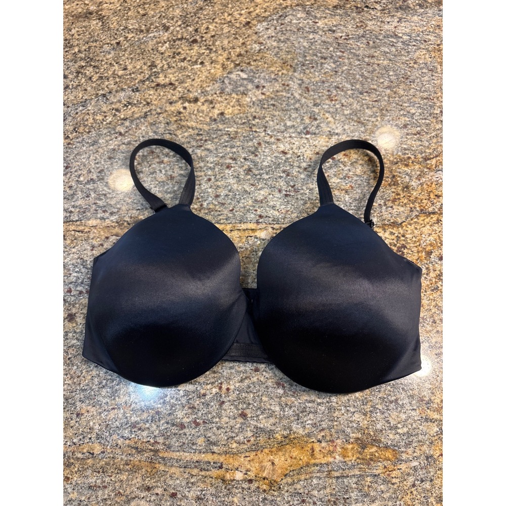 Bali One Smooth U Ultra Light Underwire Bra Black 36DD 3W11/3811